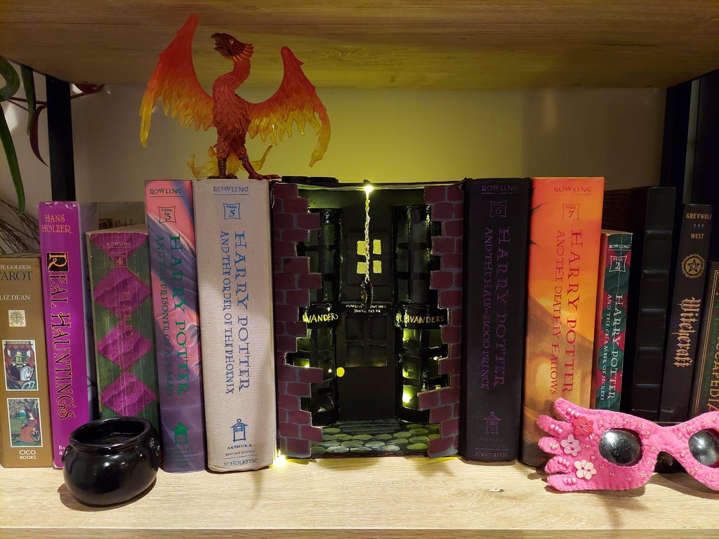 Harry Potter Bookshelf Diorama 11 Steps With Pictures Instructables Harry Potter Bookshelf Diorama 11 Steps With Pictures Instructables