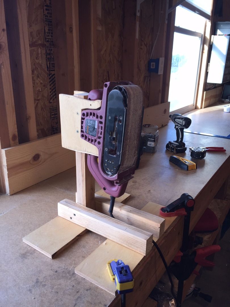 belt sander mount