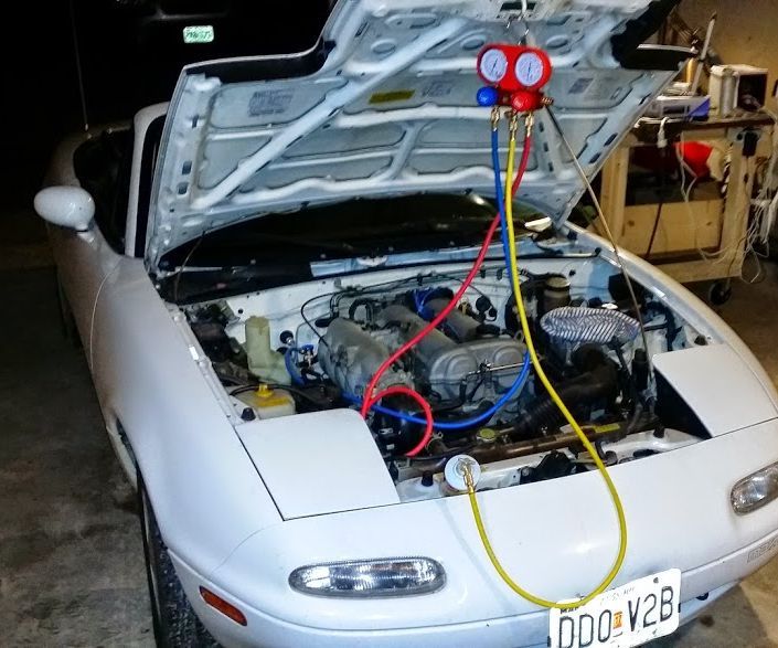 Adventures in Auto AirConditioning. or Retrofit a NA Miata and