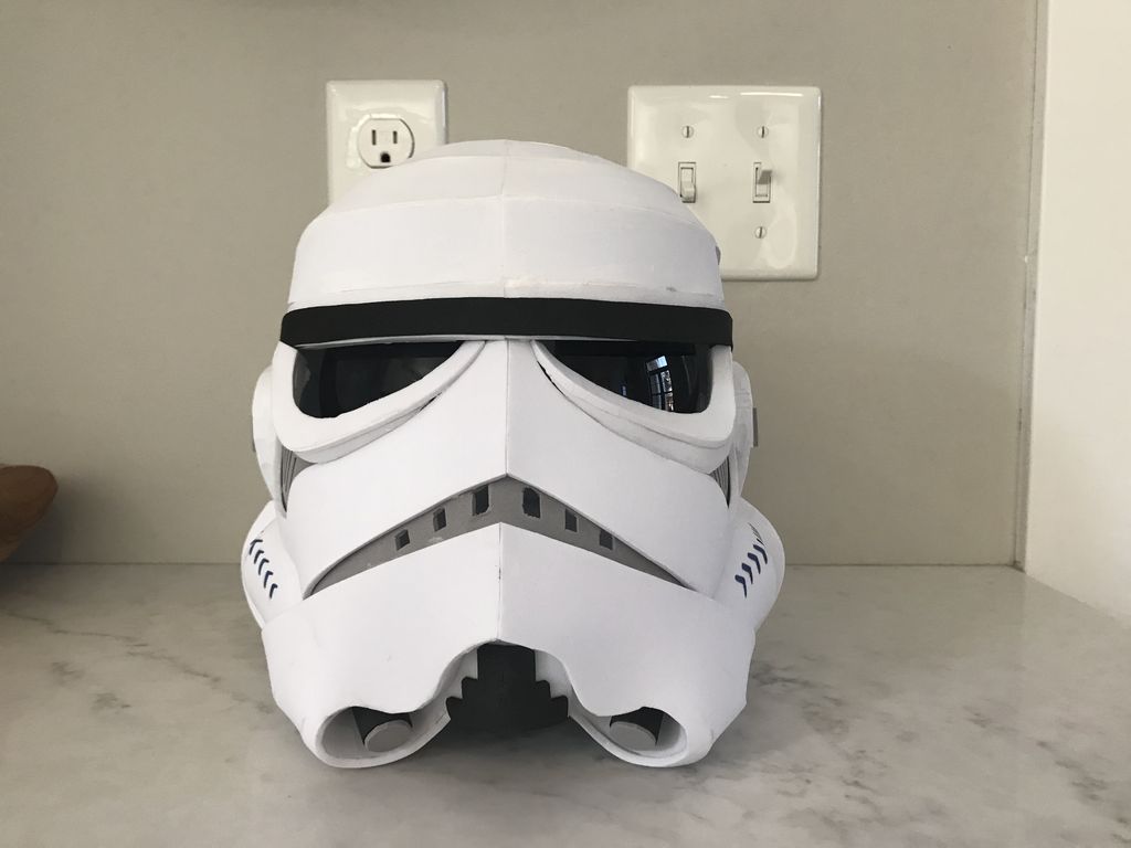 Starwars Stormtrooper Helmet Using Eva Foam 6 Steps (with Pictures