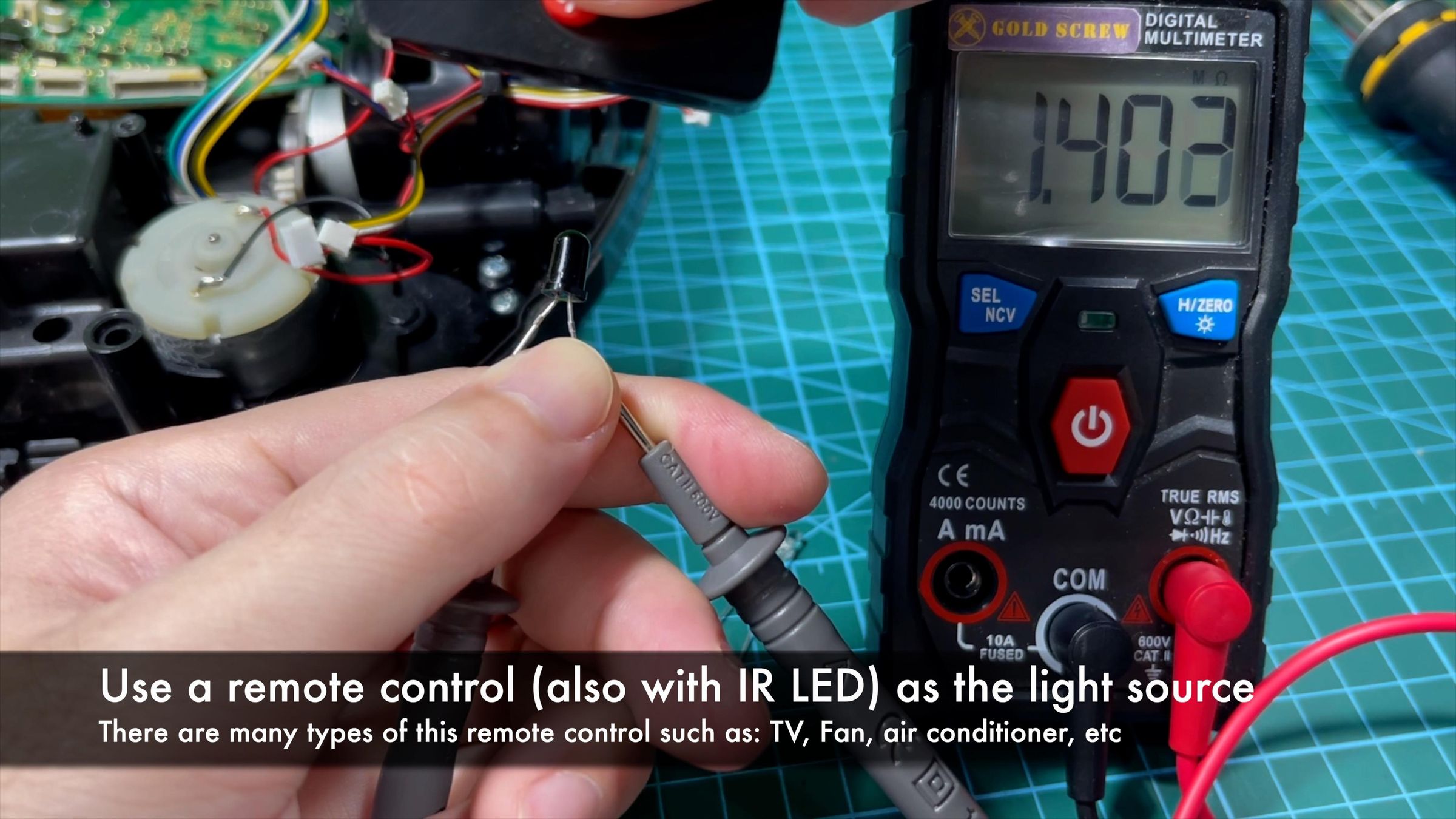 Simplest Way to Test IR LED Including IR Emitter and IR Receiver LED