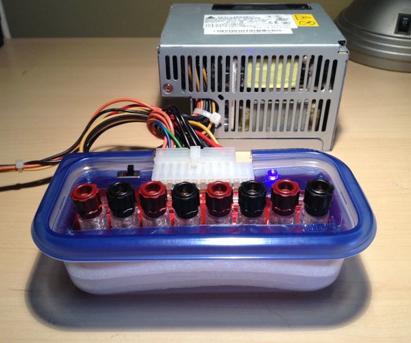 Converting Computer Power Supply to a Lab Bench Using ATX Breakout Board (8$)