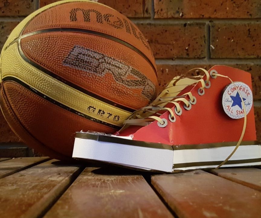 converse sneaker template