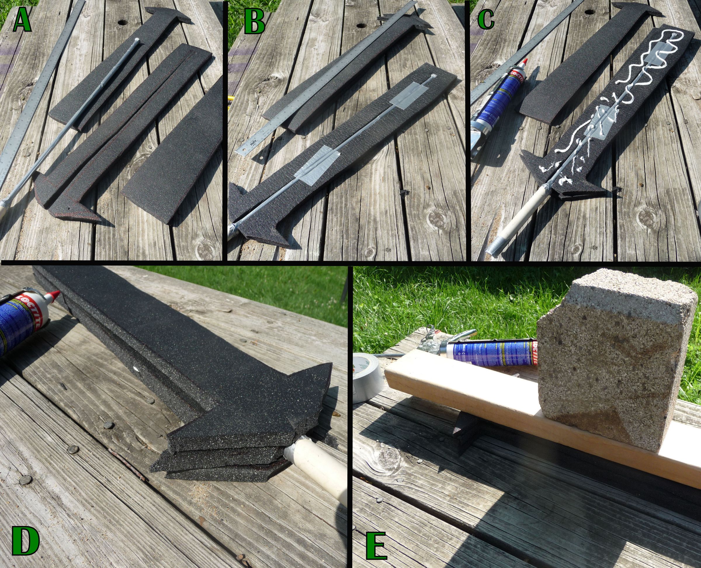 How to Make a Safe and Sturdy Boffer Sword 12 Steps Instructables