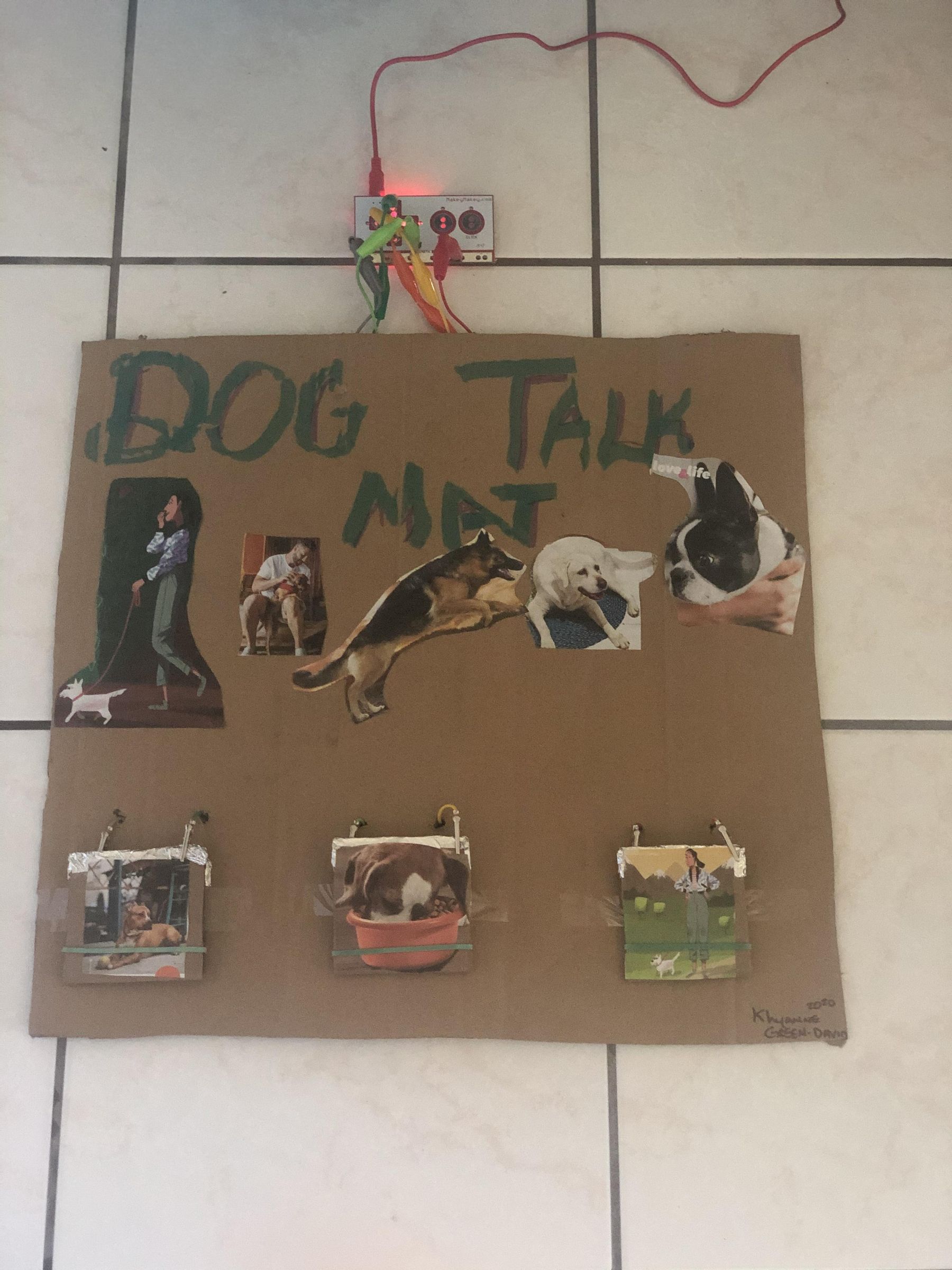Dog Talk Mat With Makey Makey 8 Steps Instructables
