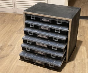 The (almost) Perfect Rack Organizer for Electronic Components and Other Tiny Things...