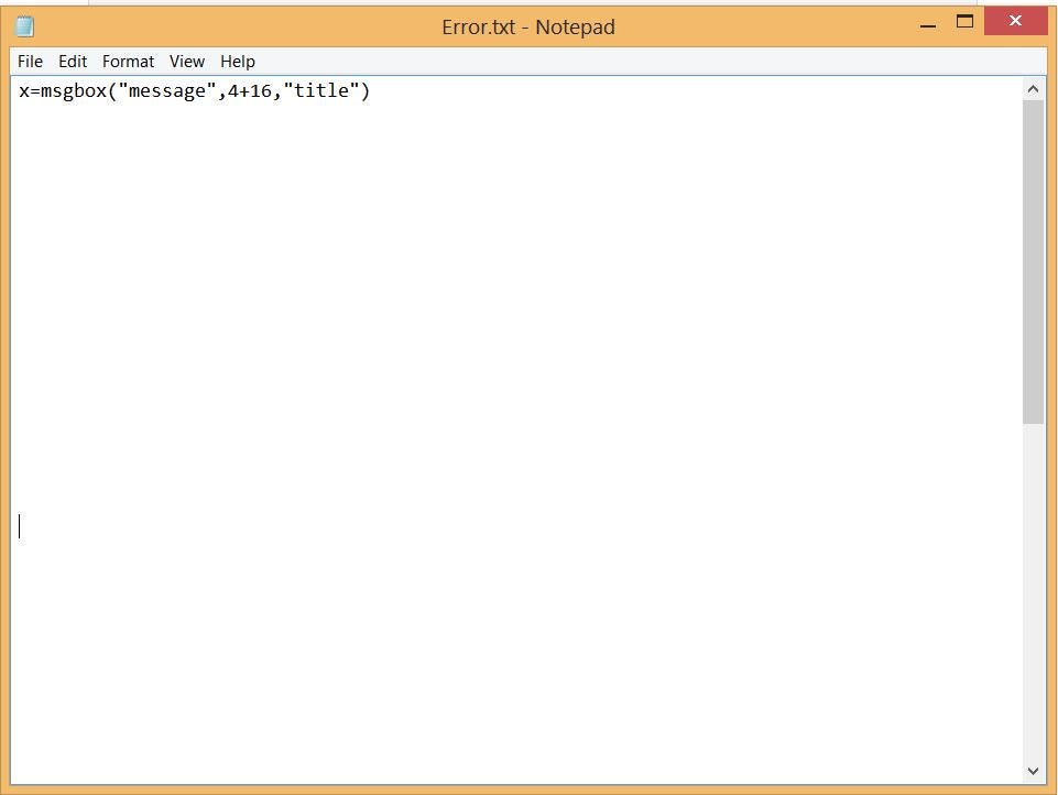 How To Make Fake Windows Error 4 Steps Instructables How To Make Fake Windows Error 4 Steps Instructables