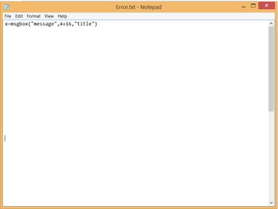 How to Make Fake Windows Error : 4 Steps - Instructables