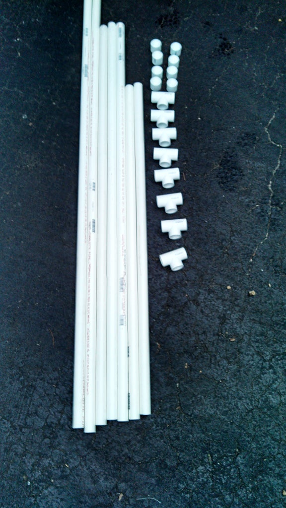 homemade backdrop stand