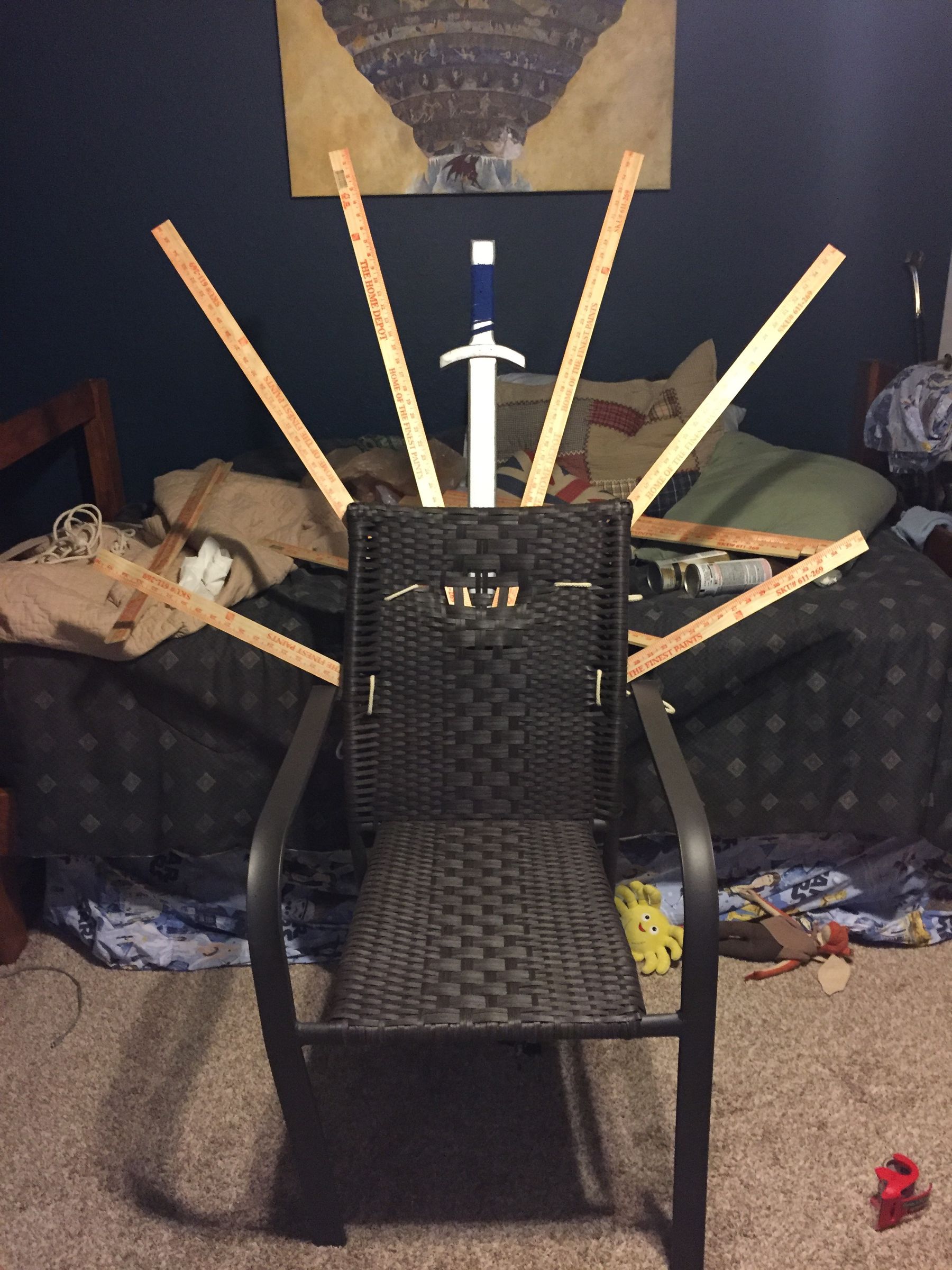 Diy: How To Make Your Own Iron Throne! – GMDJ