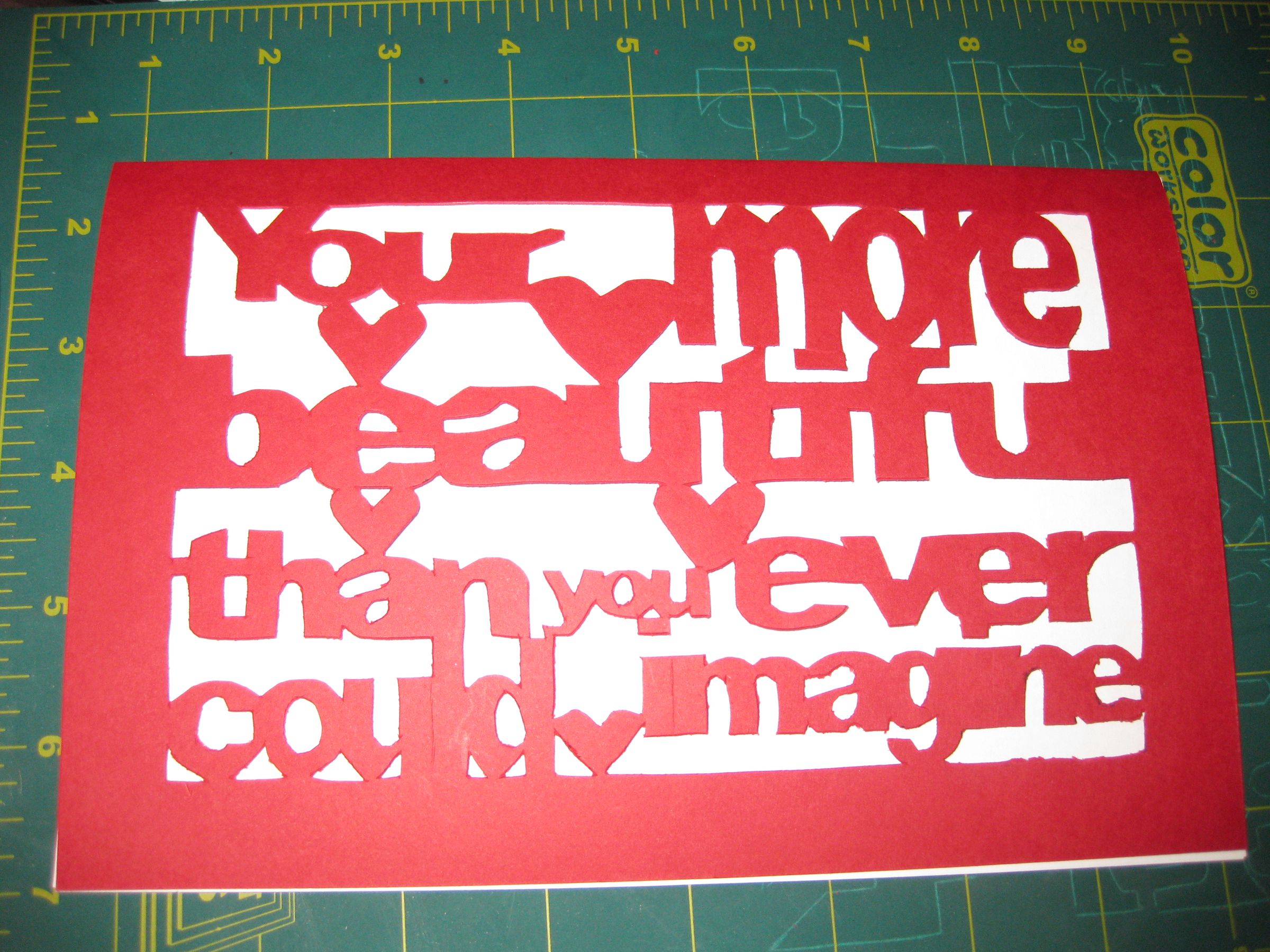 Make a Cut-Out Valentine Card : 7 Steps (with Pictures) - Instructables