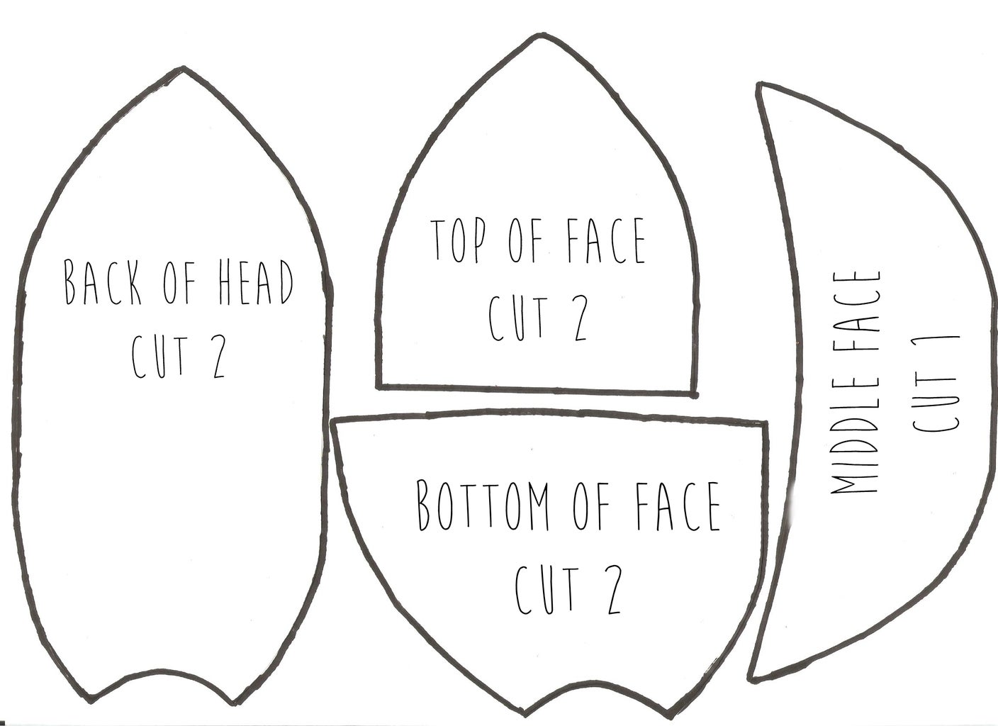 olaf build a snowman plush 9 steps with pictures instructables