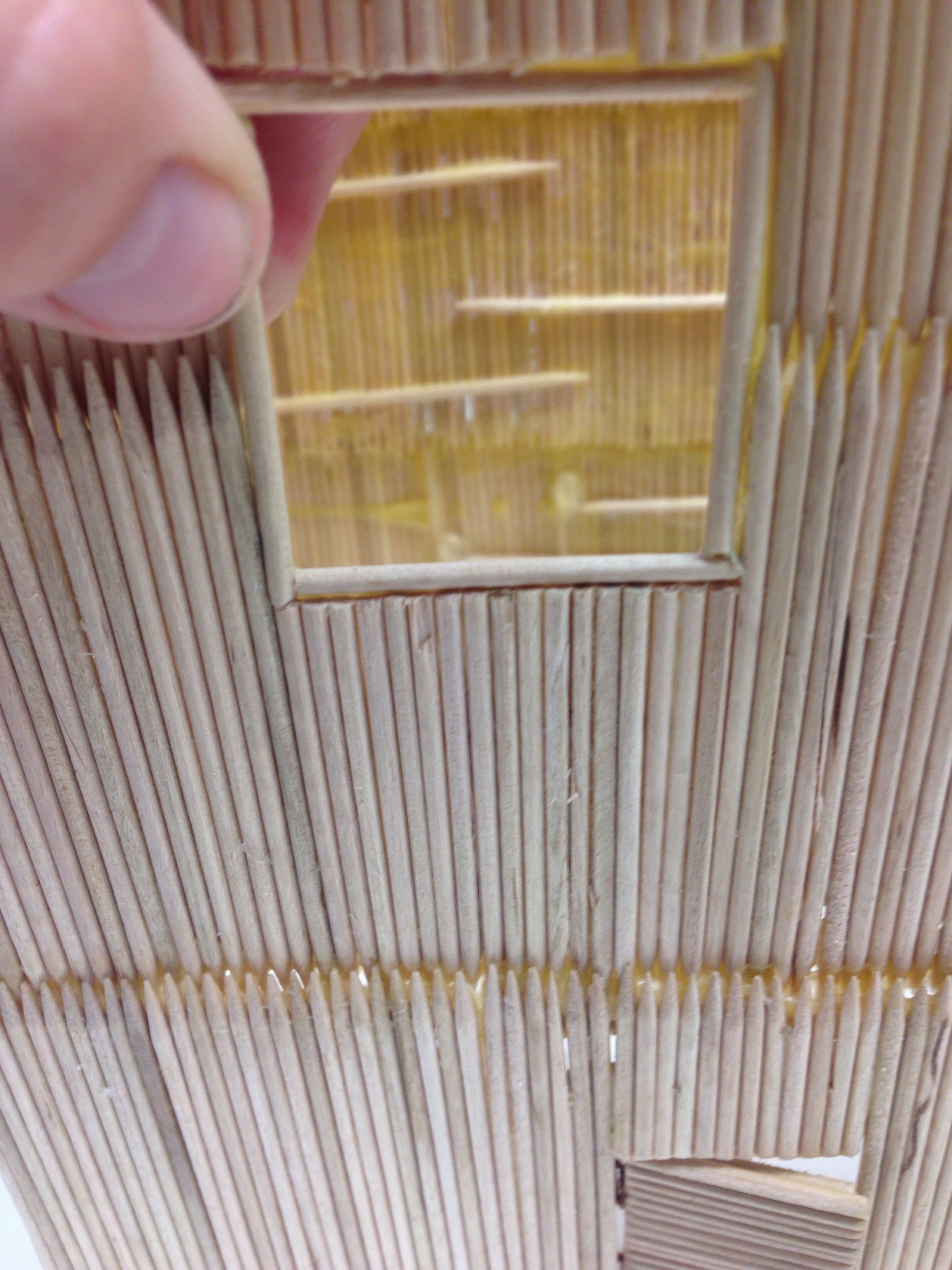 Toothpick House With Working Door! 18 Steps (with Pictures