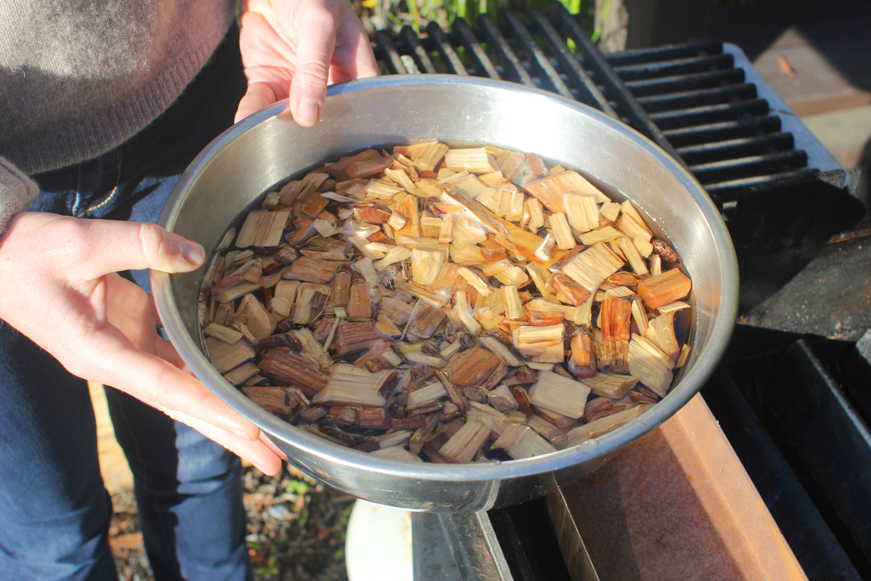 Turn Your Gas Grill Into a Smoker Simple Woodchip Tray 10 Steps
