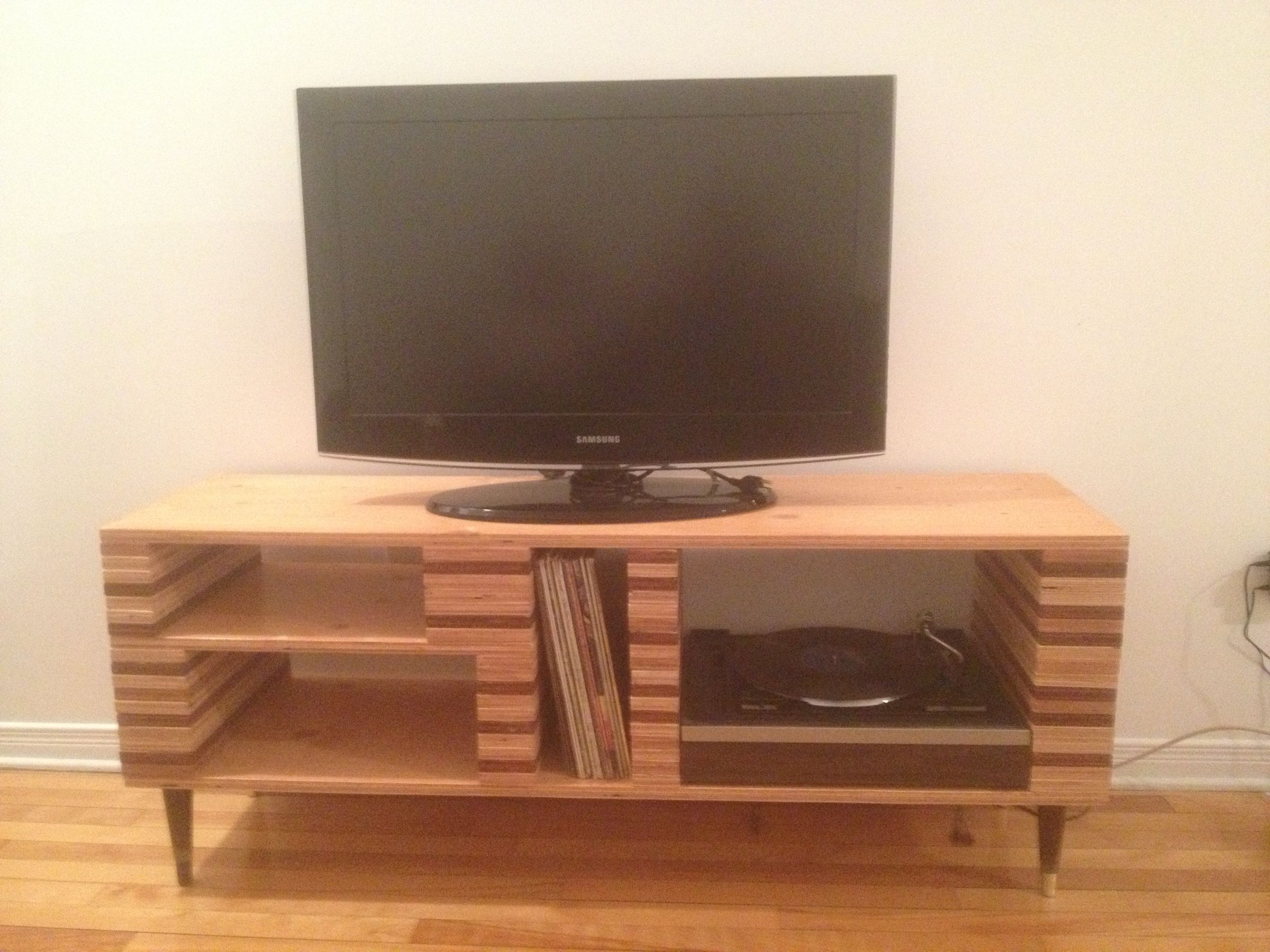 HomeMade Modern DIY Plywood Media Console 5 Steps Instructables