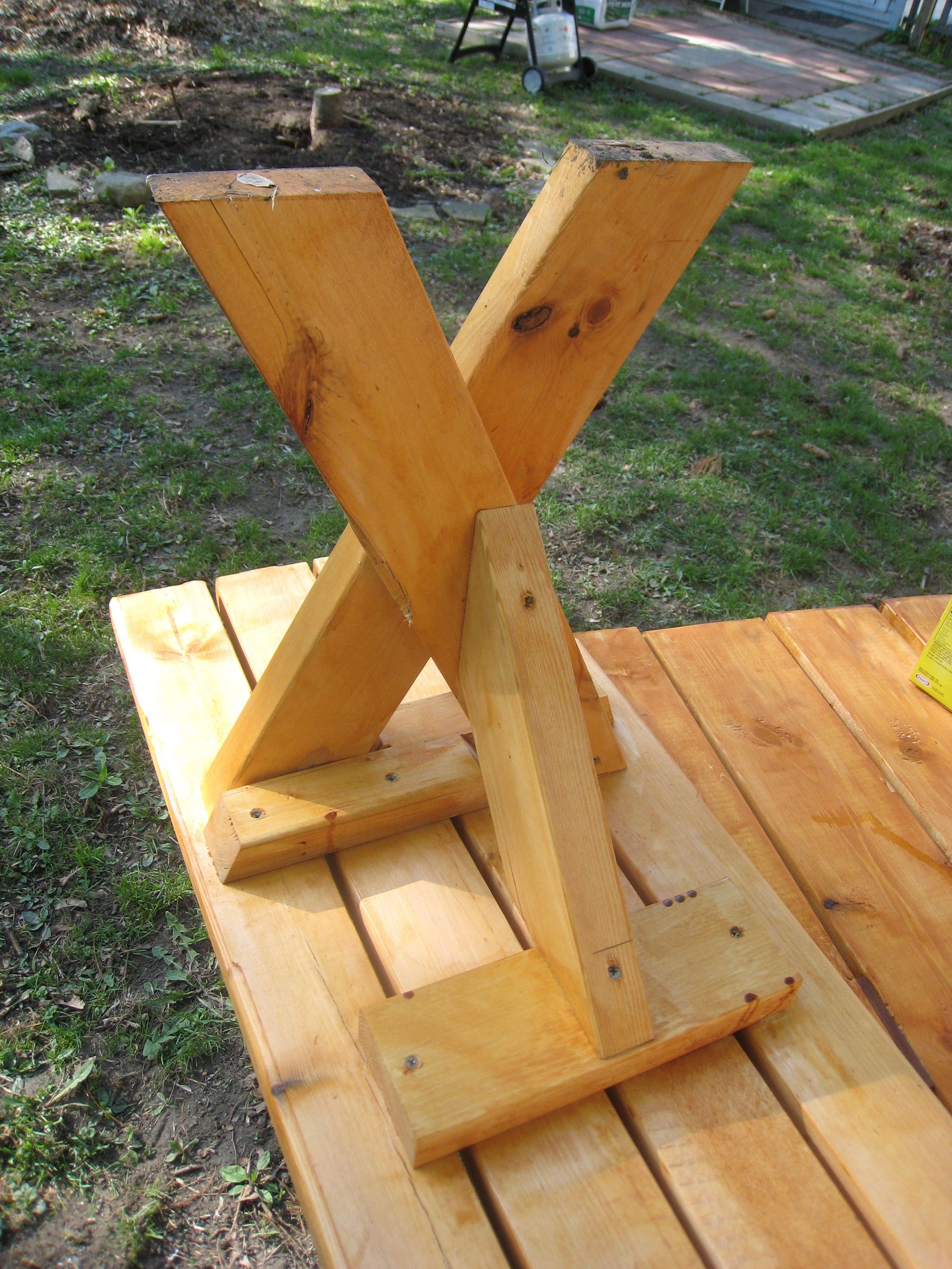 Picnic Table With Detached Benches 9 Steps (with Pictures) Instructables