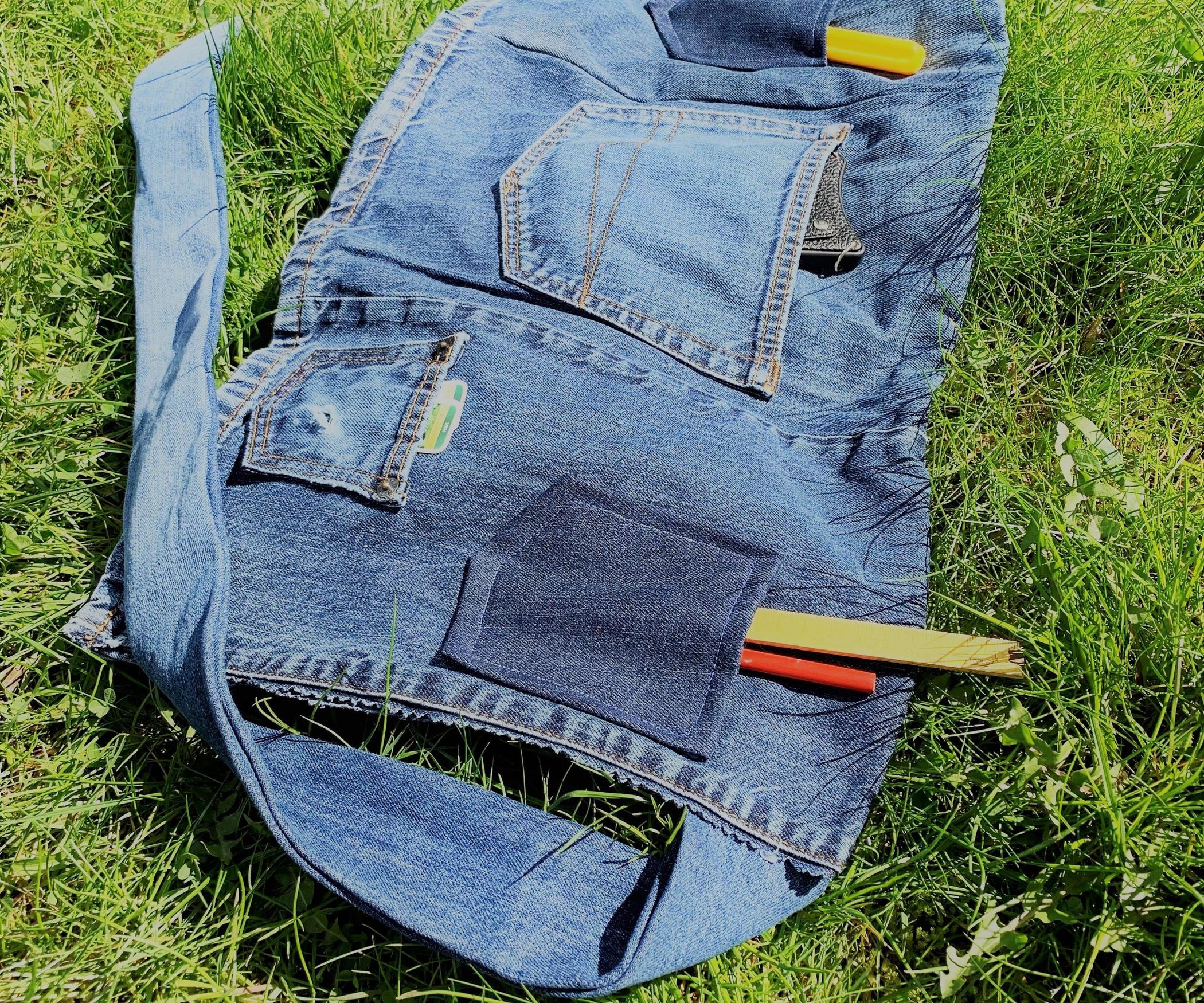 Garden Apron From Old Jeans 4 Steps (with Pictures) Instructables