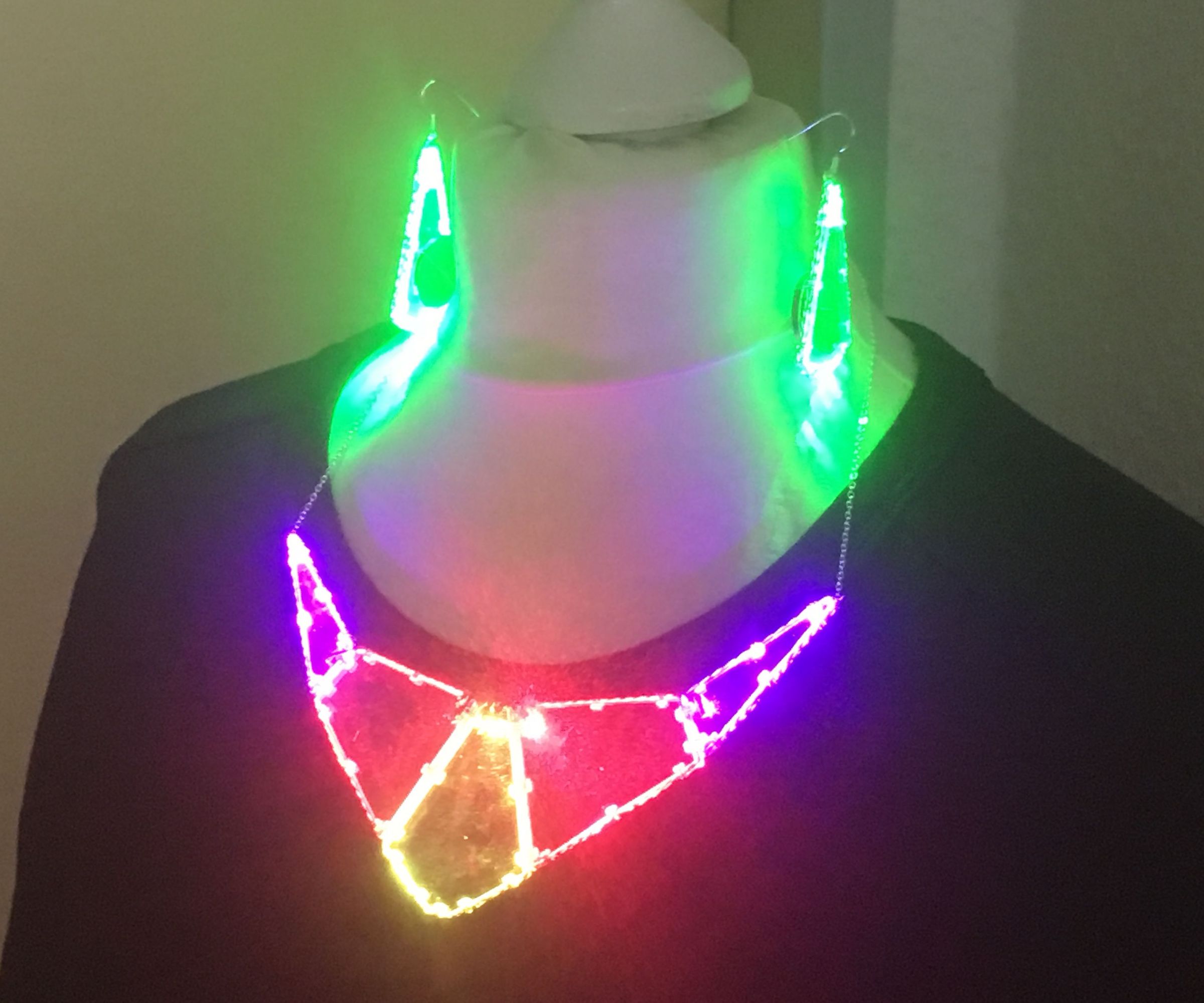 DIY guide for Color-changing Laser Cut Jewelery with step-by-step instructions