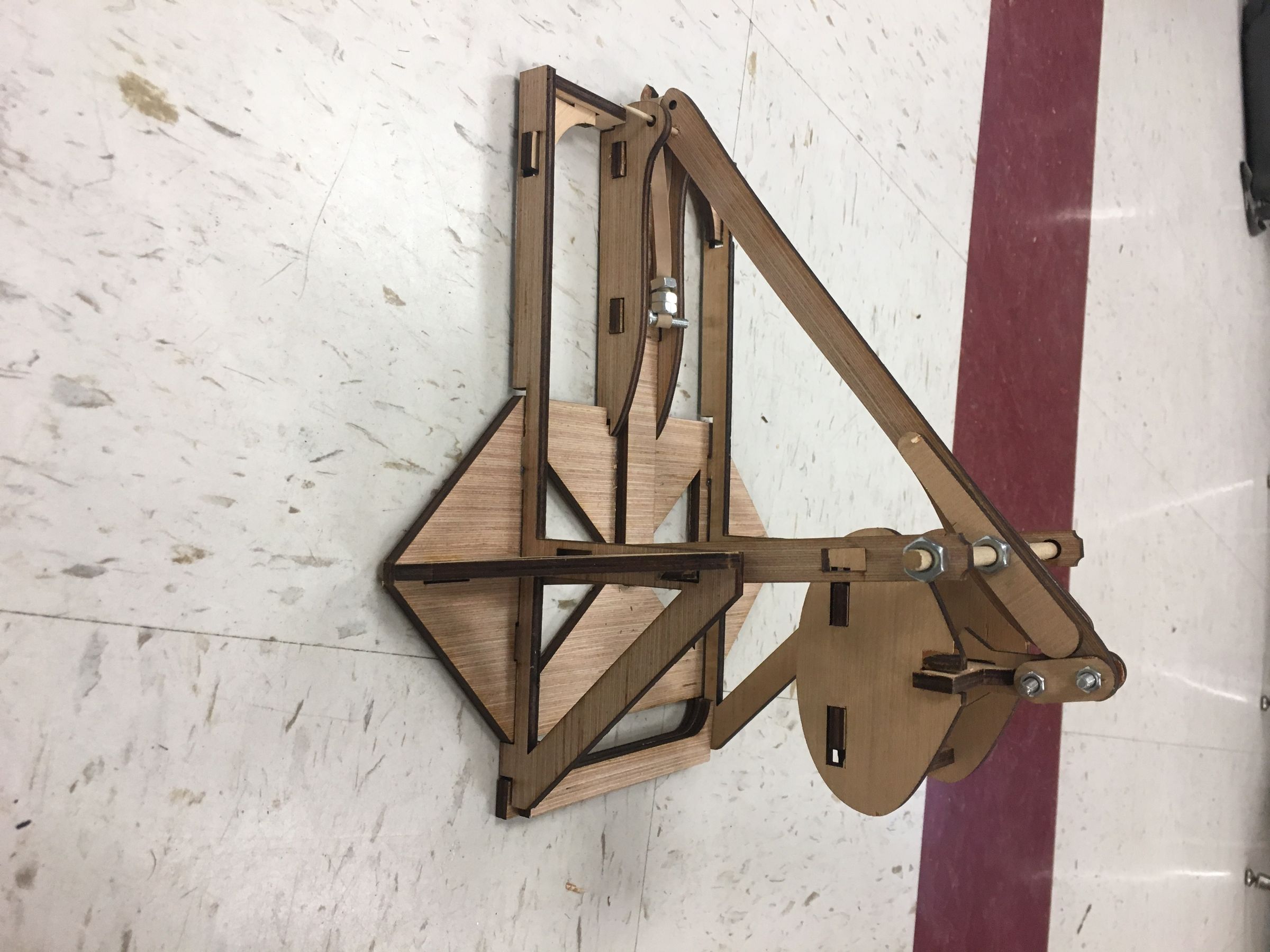 Laser Cut Trebuchet 7 Steps Instructables
