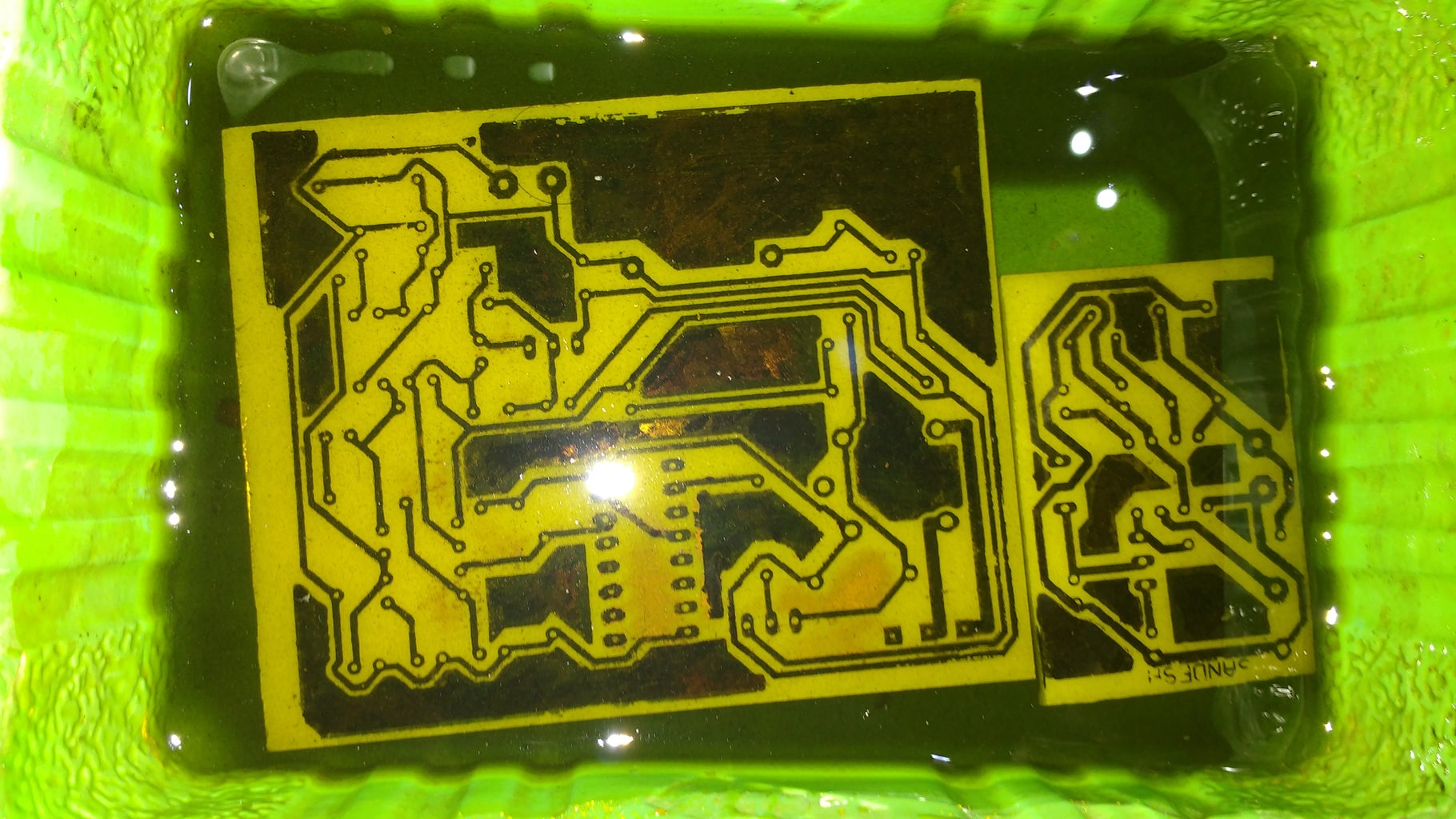 PCB ETCHING | TONER TRANSFER METHOD : 6 Steps (with Pictures ...