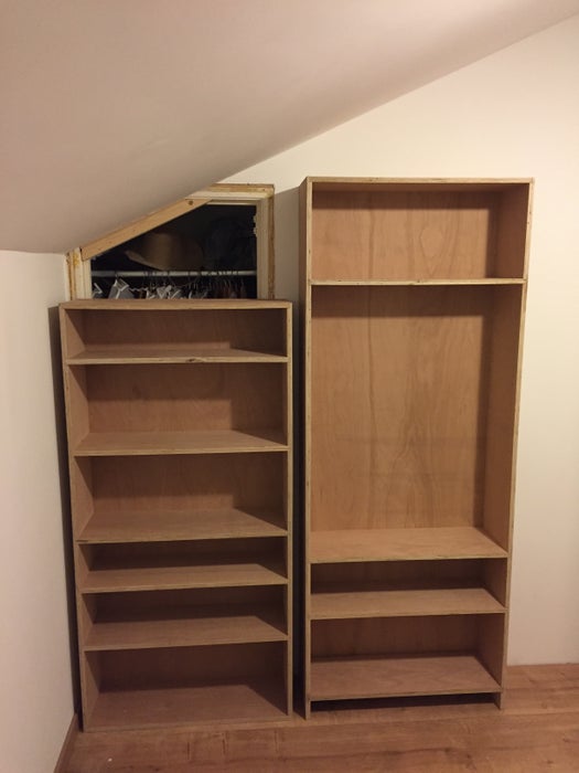 Making the Bookcases.