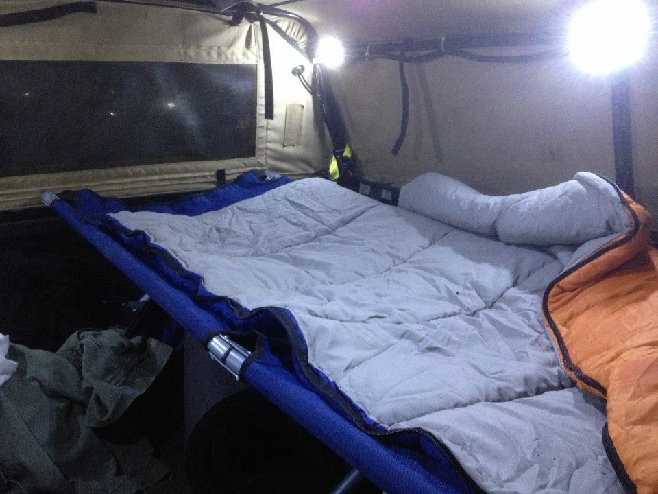 truck bed cot