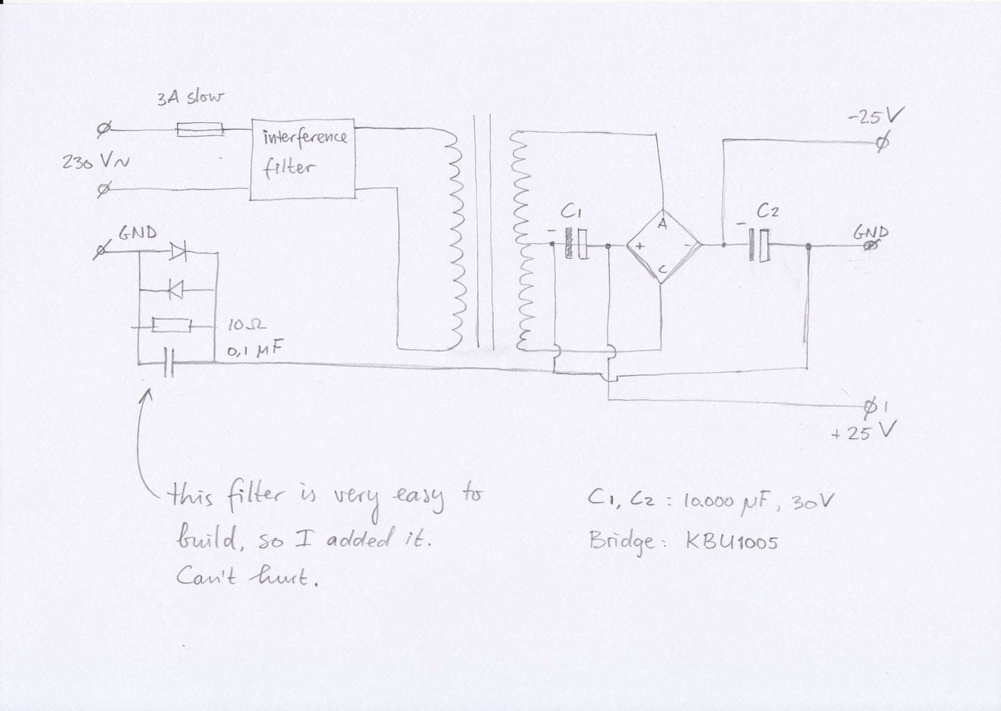 Make Your First Serious Amplifier : 10 Steps (with Pictures ... Circuit Diagram