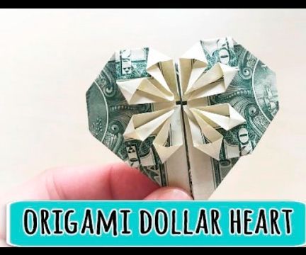 how to make a heart from a dollar DIY Project - Step-by-Step DIY ...