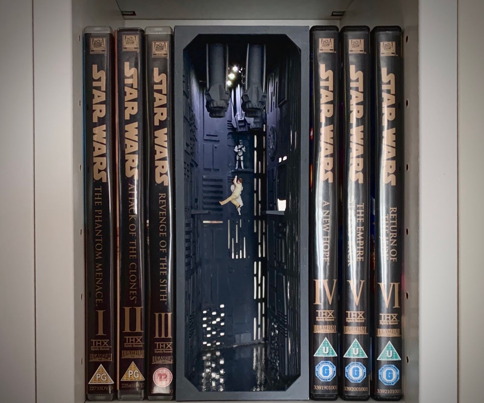 Star Wars Death Star Escape Book Nook 10 Steps (with