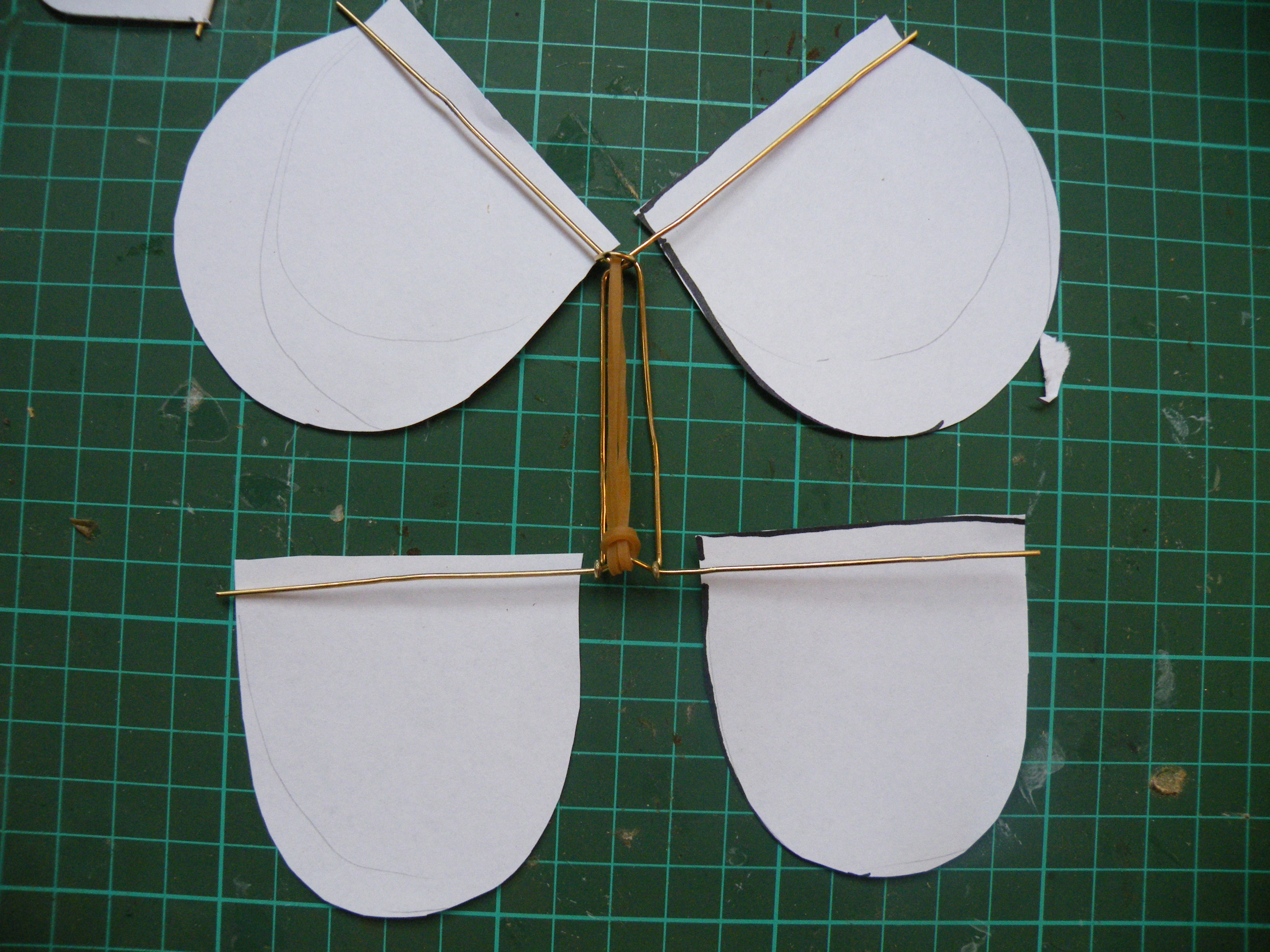 Rubberband Powered Butterfly 8 Steps (with Pictures) Instructables