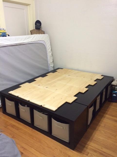 Shelf Bed Storage 6 Steps With Pictures Instructables - Diy Bed With Storage Cubes Shelf Bed Storage 6 Steps With Pictures Instructables - Diy Bed With Storage Cubes