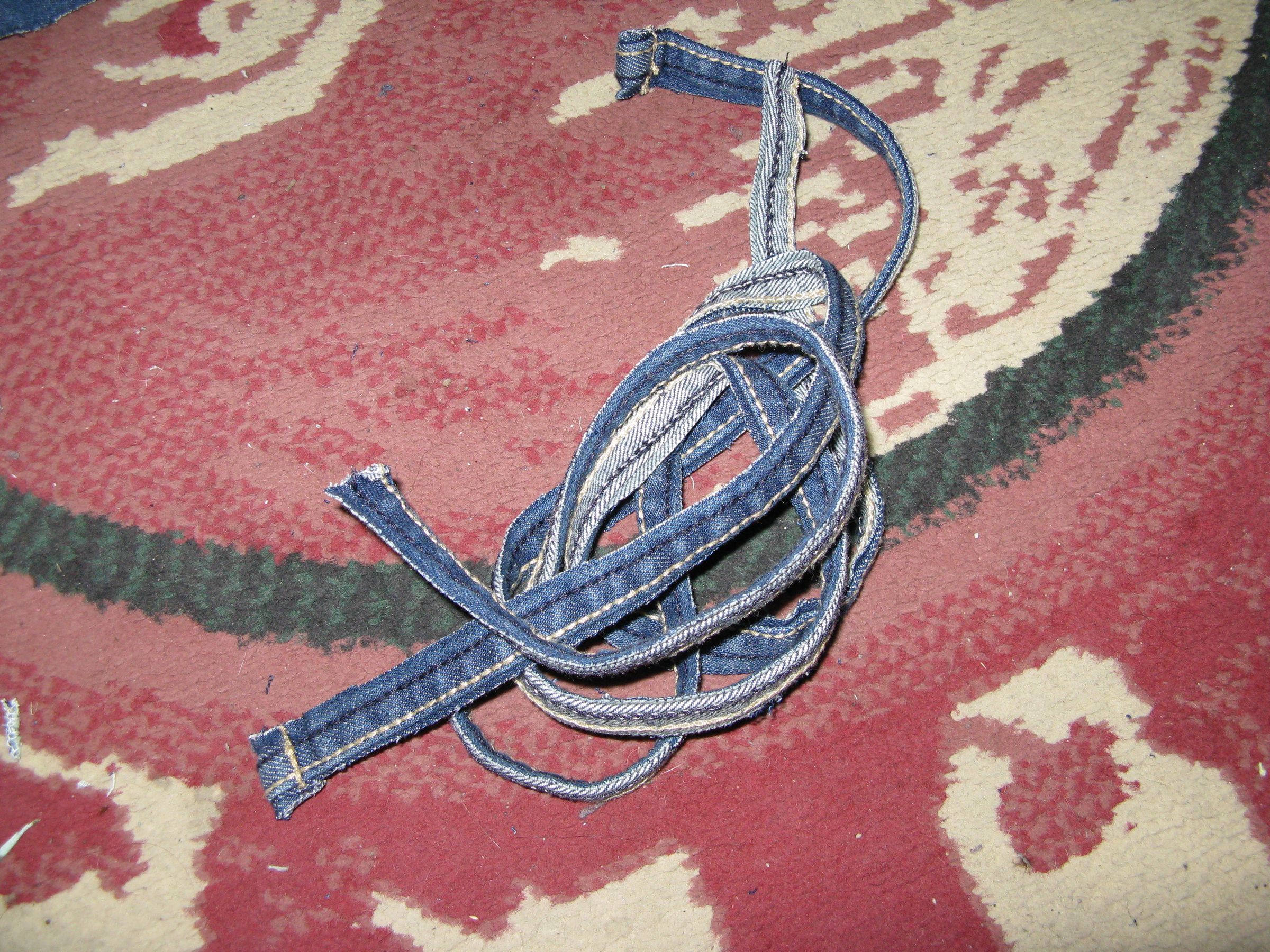 Recycle Denim/Jeans Into Reusable Parts With No Waste. 8 Steps