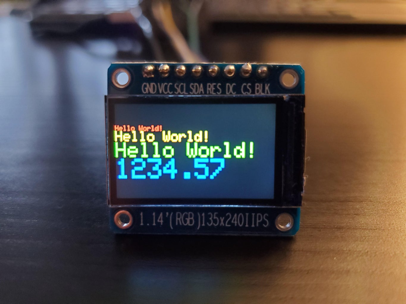 ESP32 and ST7789 135x240 LCD Display : 3 Steps - Instructables