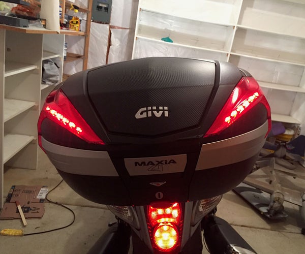 DIY Givi V56 Motorcycle Topbox Light Kit With Integrated Signals