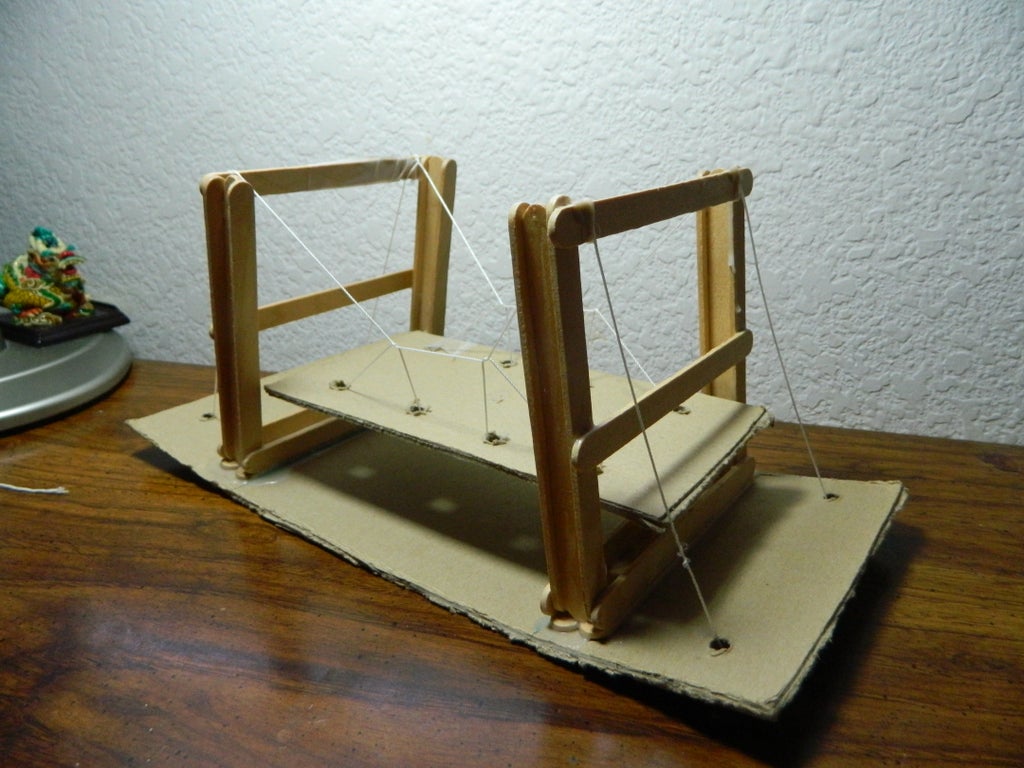 Simple Suspension Bridge Model : 8 Steps - Instructables