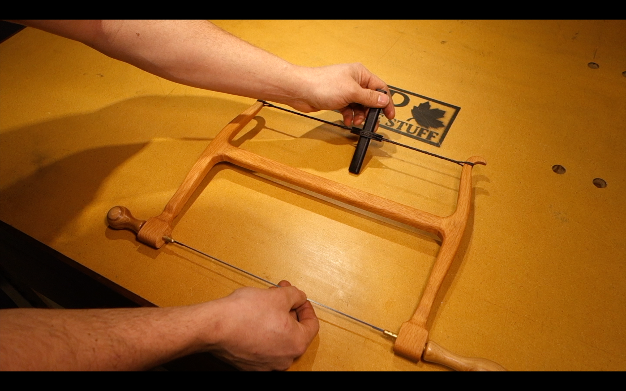 Make It - Wooden Bow Saw : 6 Steps 