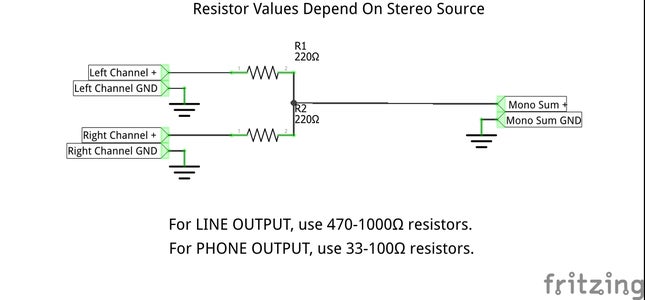 Simple Way To Convert Stereo To Mono 5 Steps With Pictures Instructables