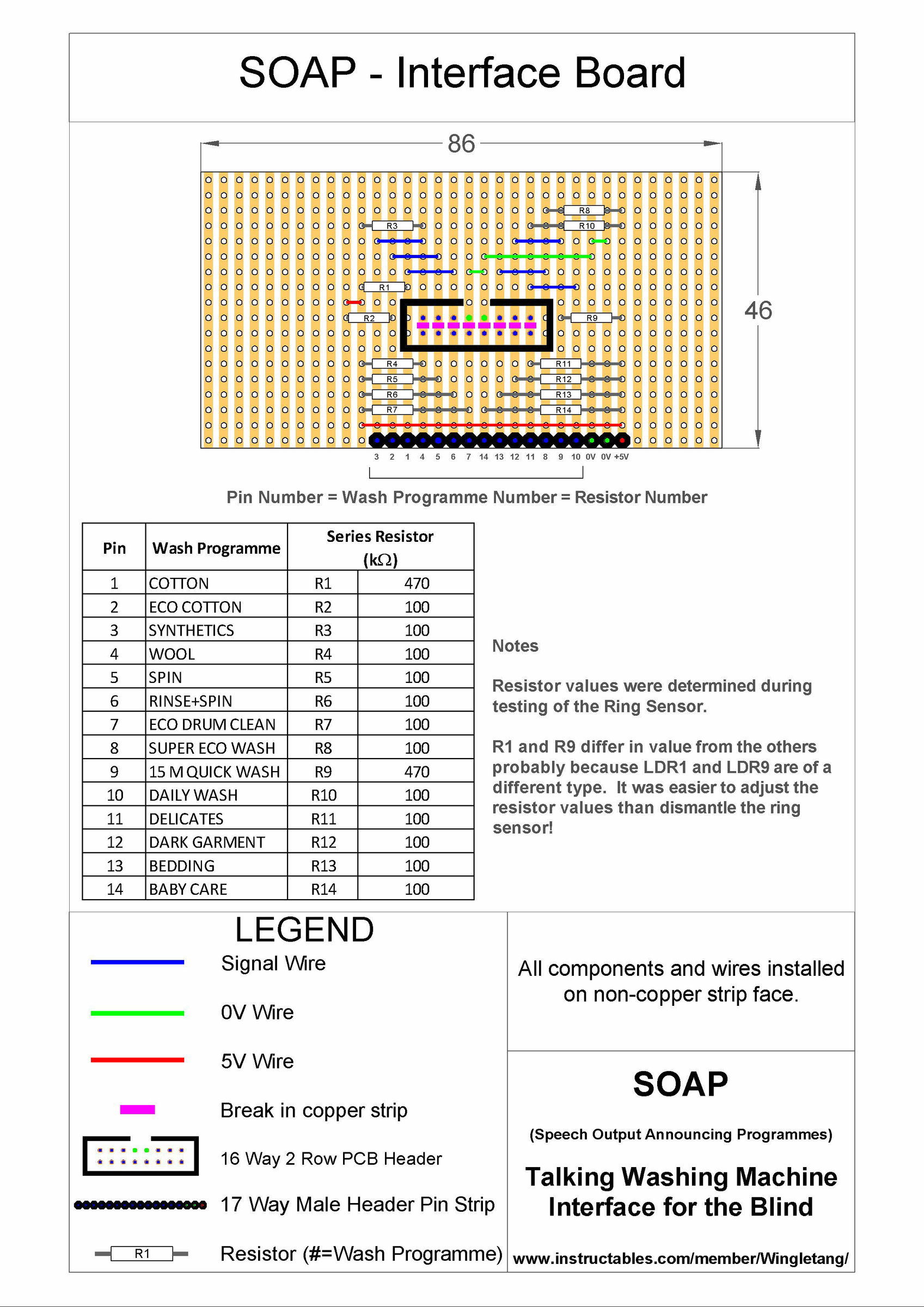 Talking Washing Machine Interface for the Blind AKA 'SOAP' : 20 Steps ...
