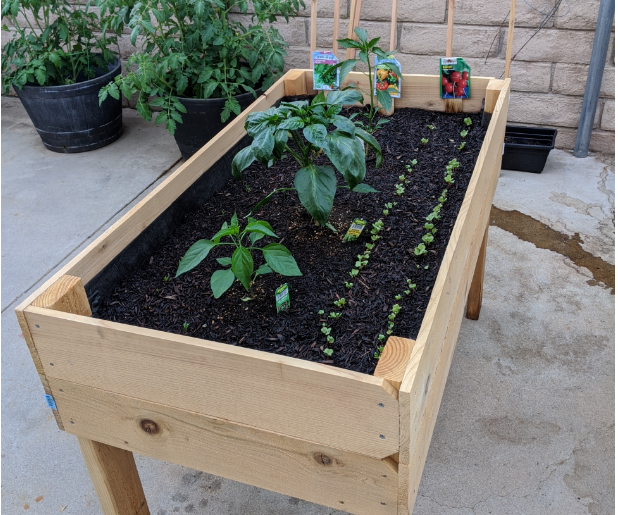 Raised Flower Bed 5 Steps Instructables