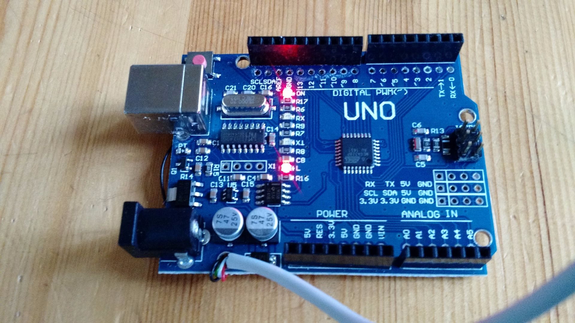 Solder USBcable to Arduino UNO (clone) 5 Steps (with Pictures