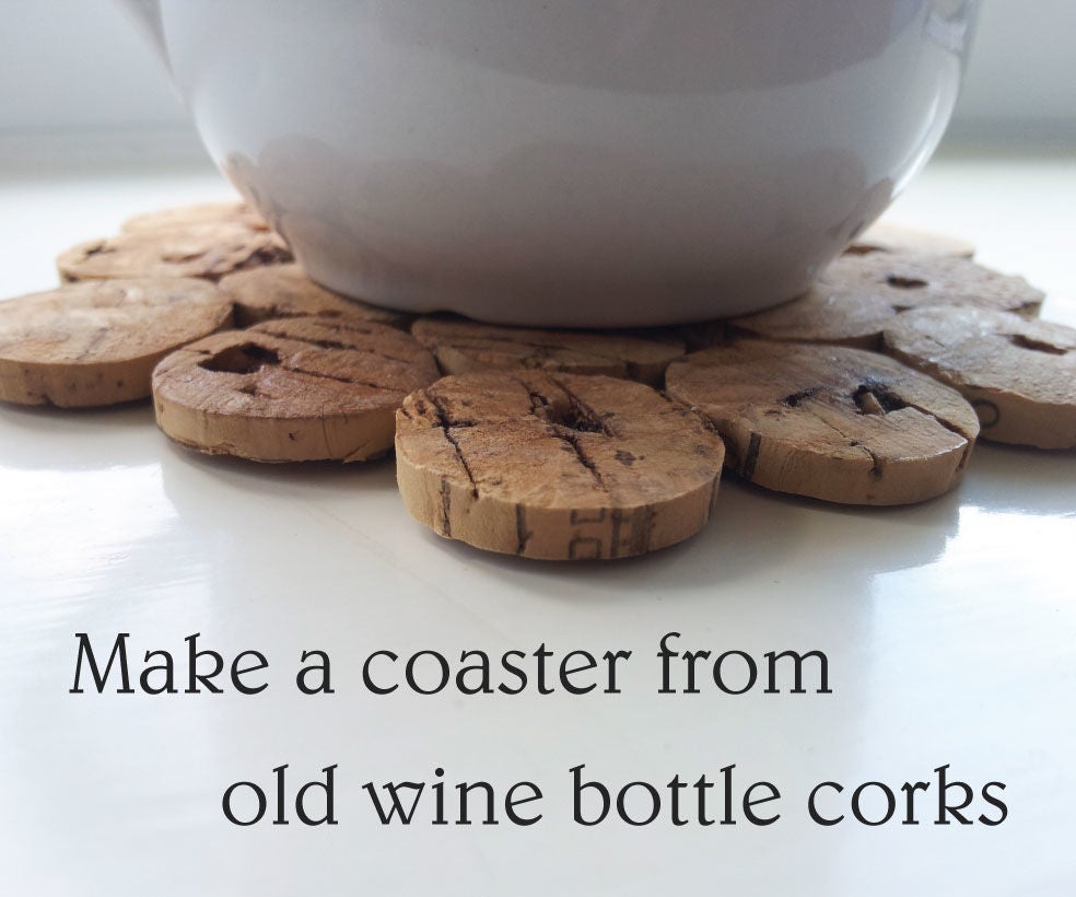 Make a Coaster From Old Wine Bottle Corks 5 Steps (with Pictures