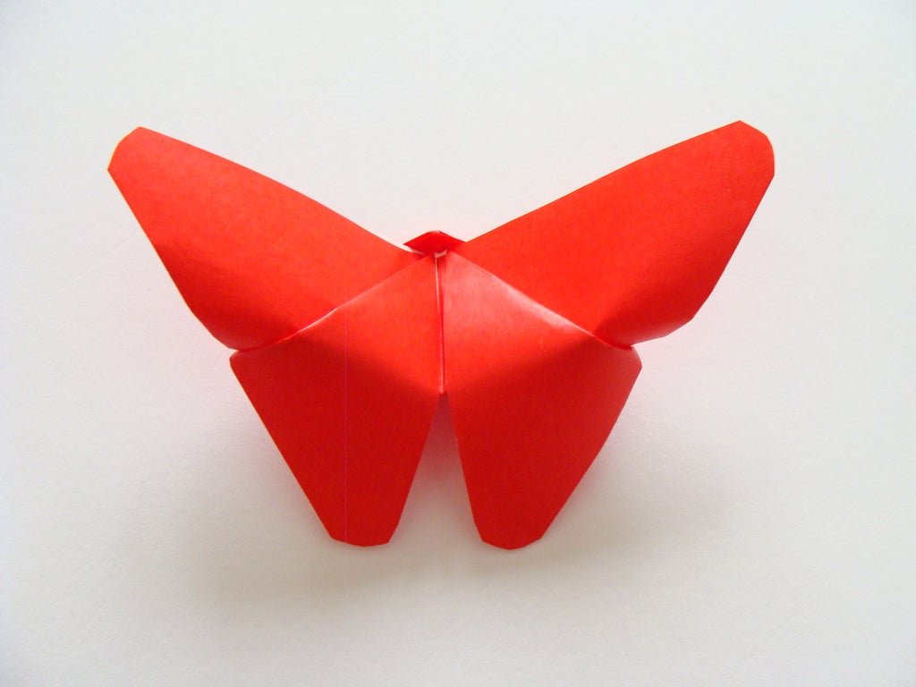 Butterfly Origami Wall Decor 17 Steps With Pictures Instructables