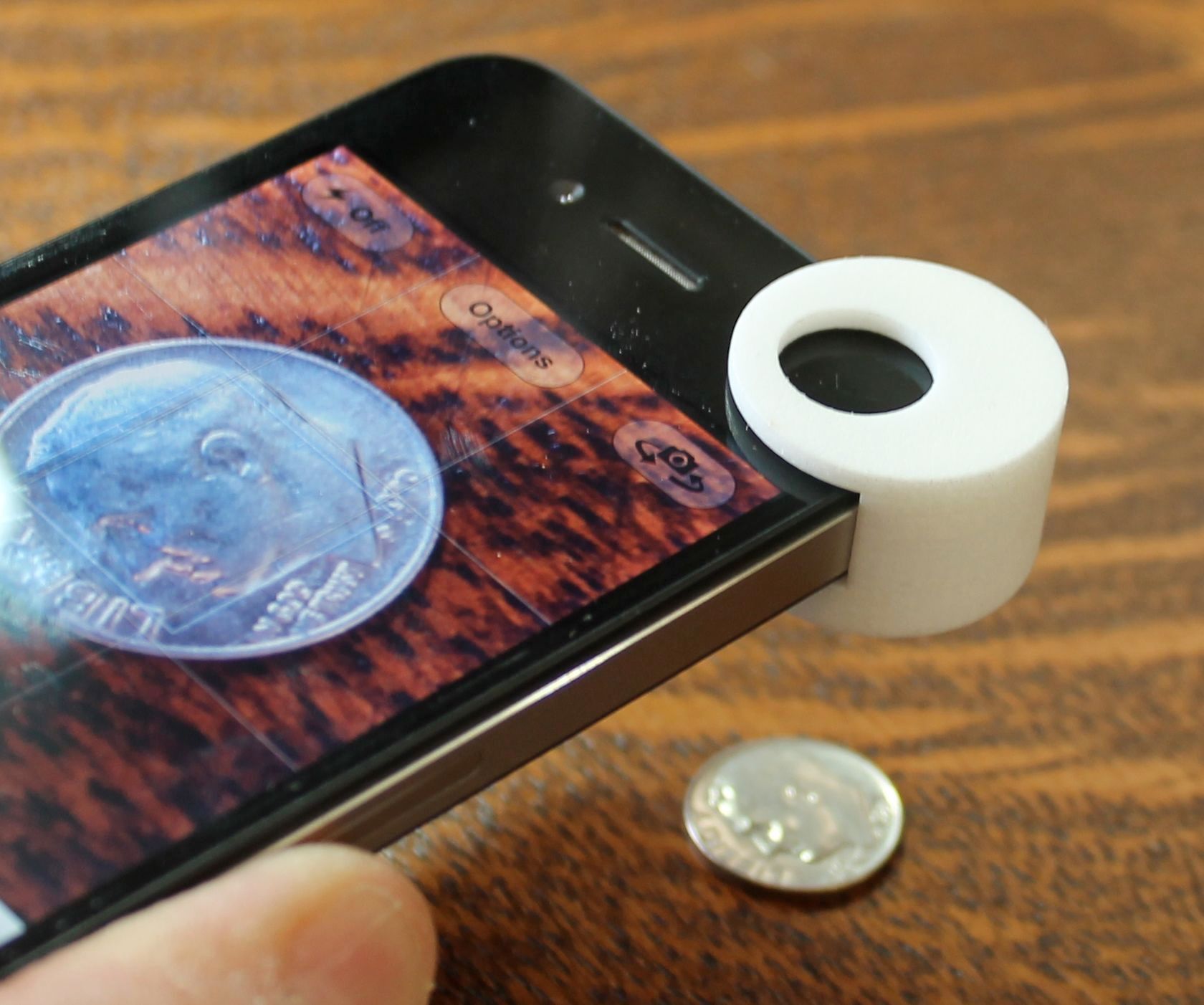 iphone 4, iphone 4s slide-on macro lens DIY Project DIY Project Image