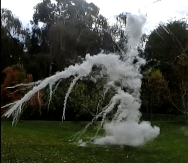 How to Make a KNO3 (potassium Nitrate) Rocket (Slow Motion Video