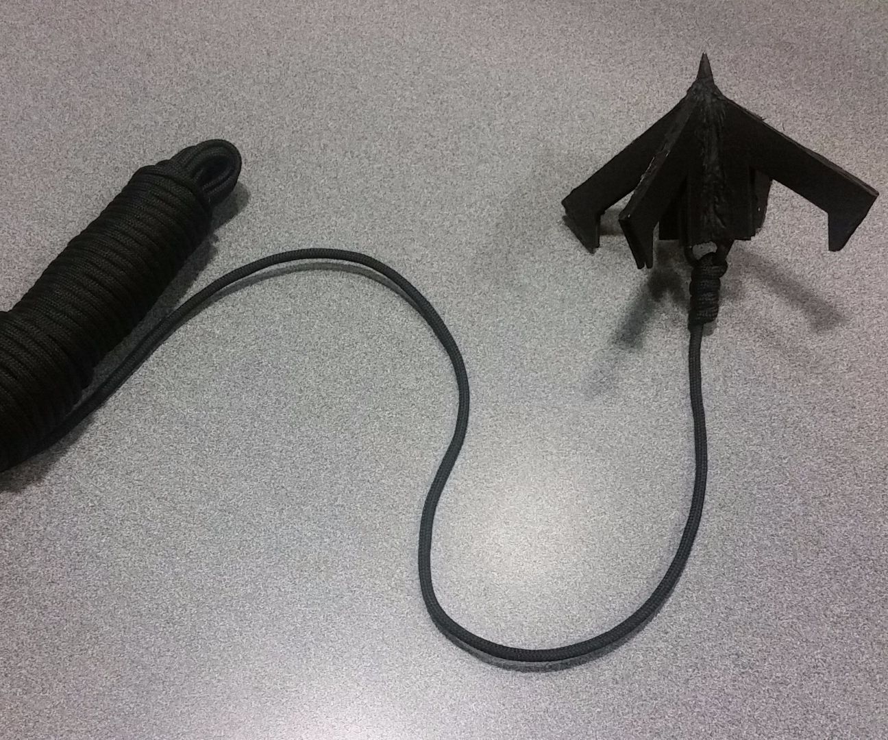 DIY guide for "Vigilante Style" Grappling Hook with step-by-step instructions