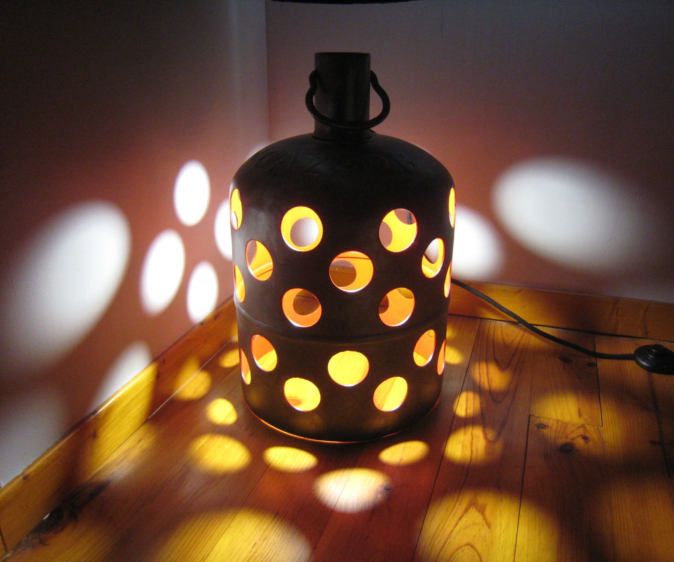 Gas Bottle Lamp