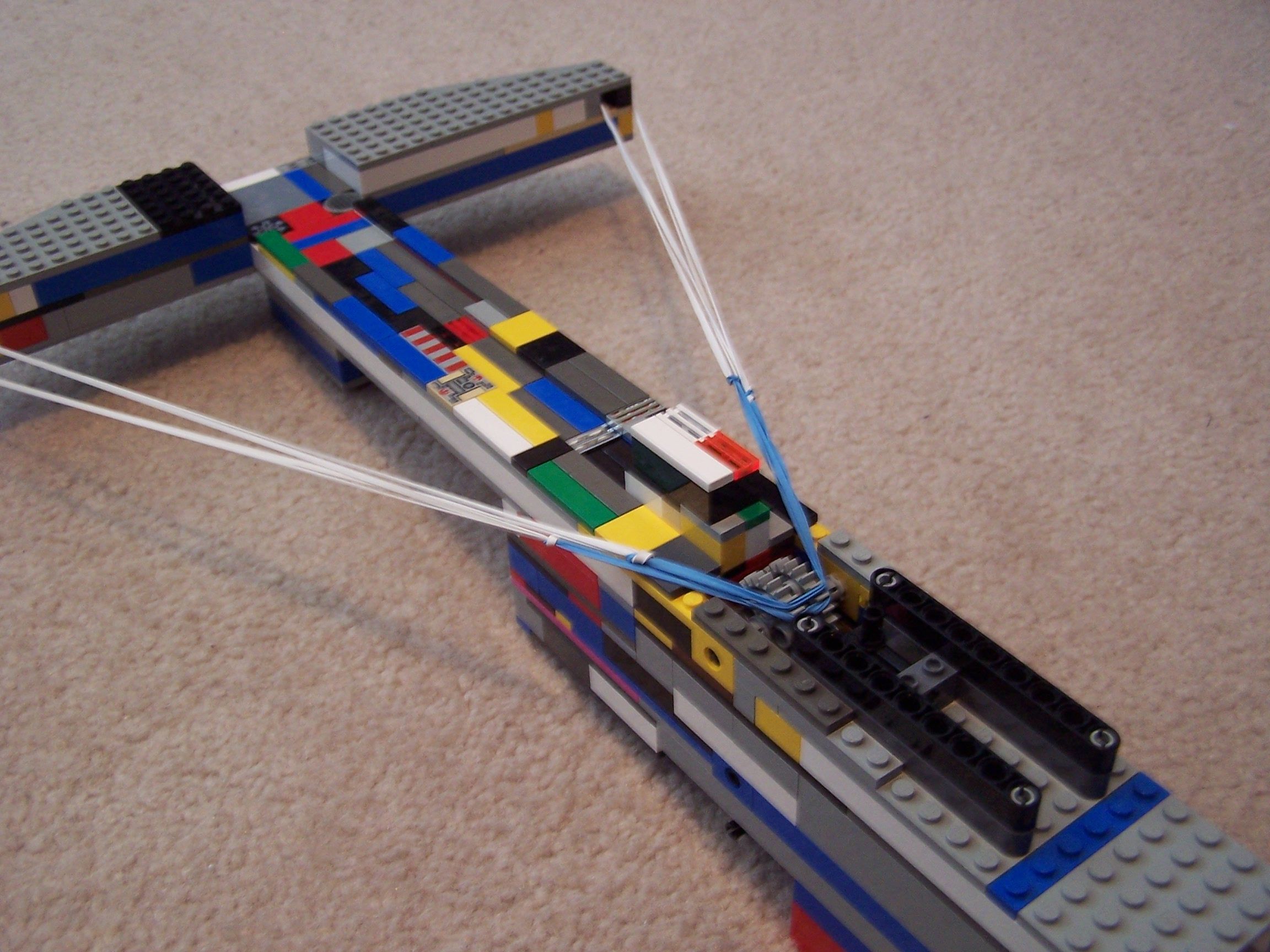 DIY guide for The Lego C3.1 Shotgun-Crossbow with step-by-step instructions