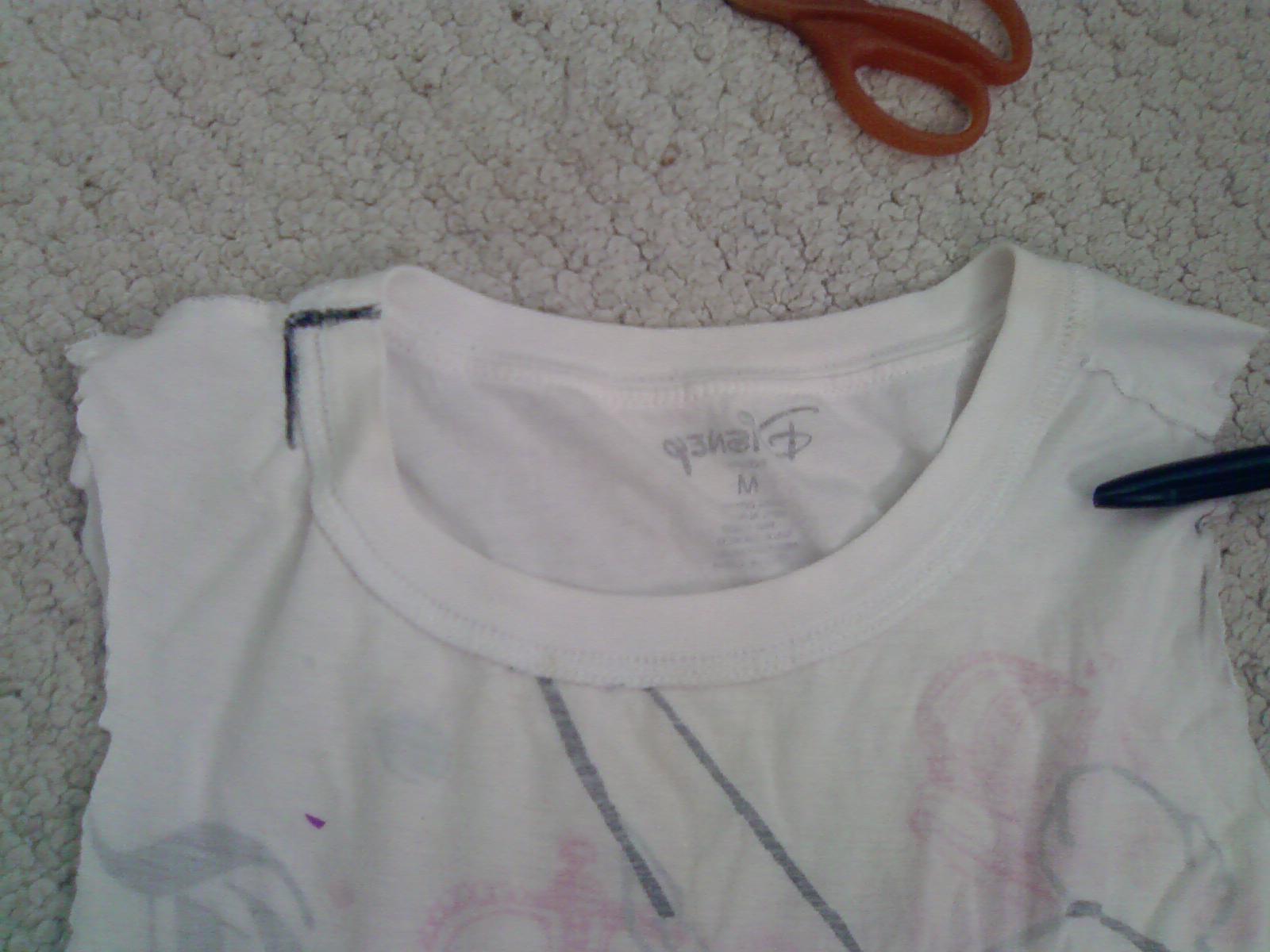 How to Turn a Fitted Tshirt Into a Cami 6 Steps Instructables