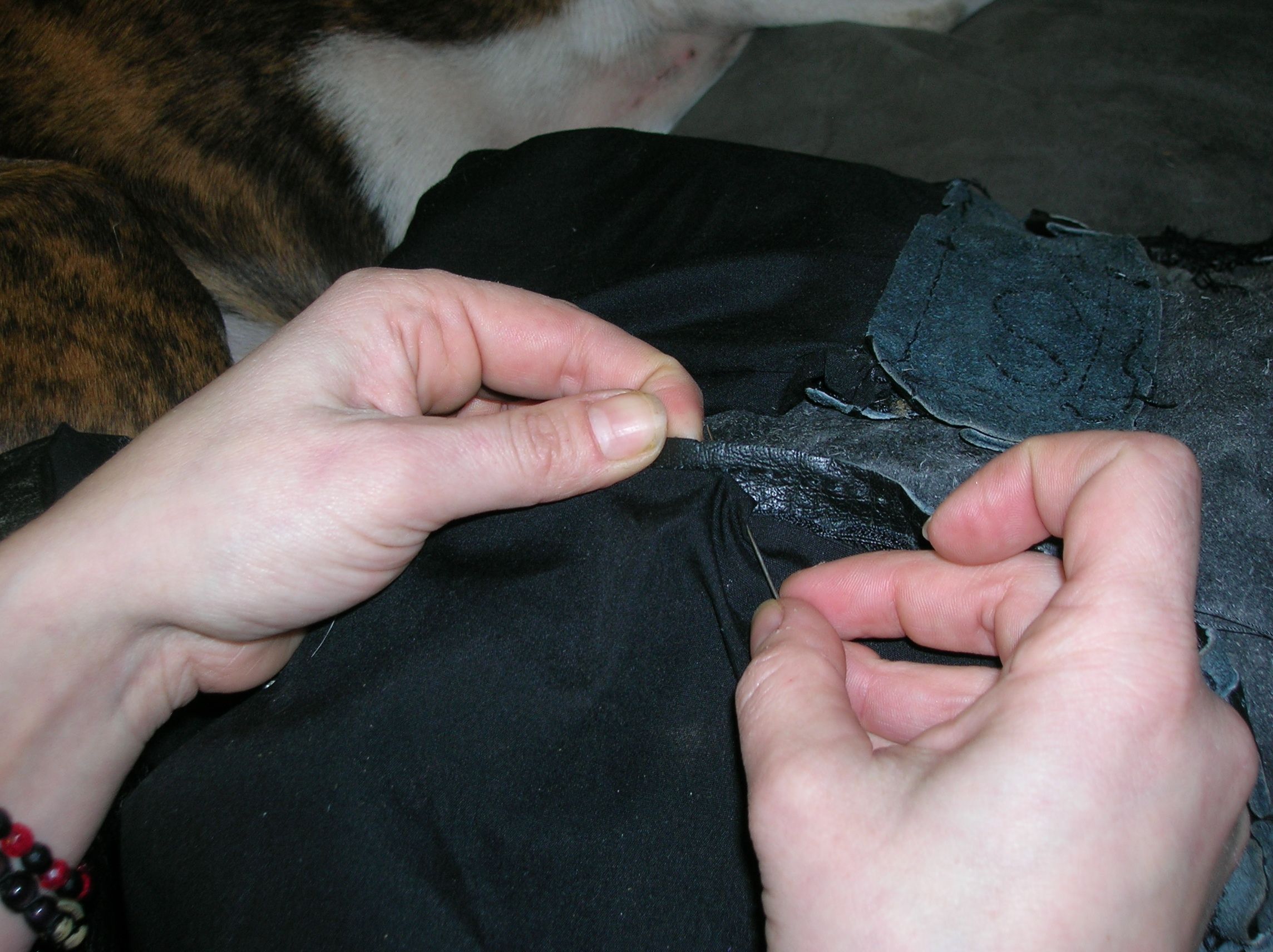 How to Repair a Leather Jacket by Hand 6 Steps Instructables
