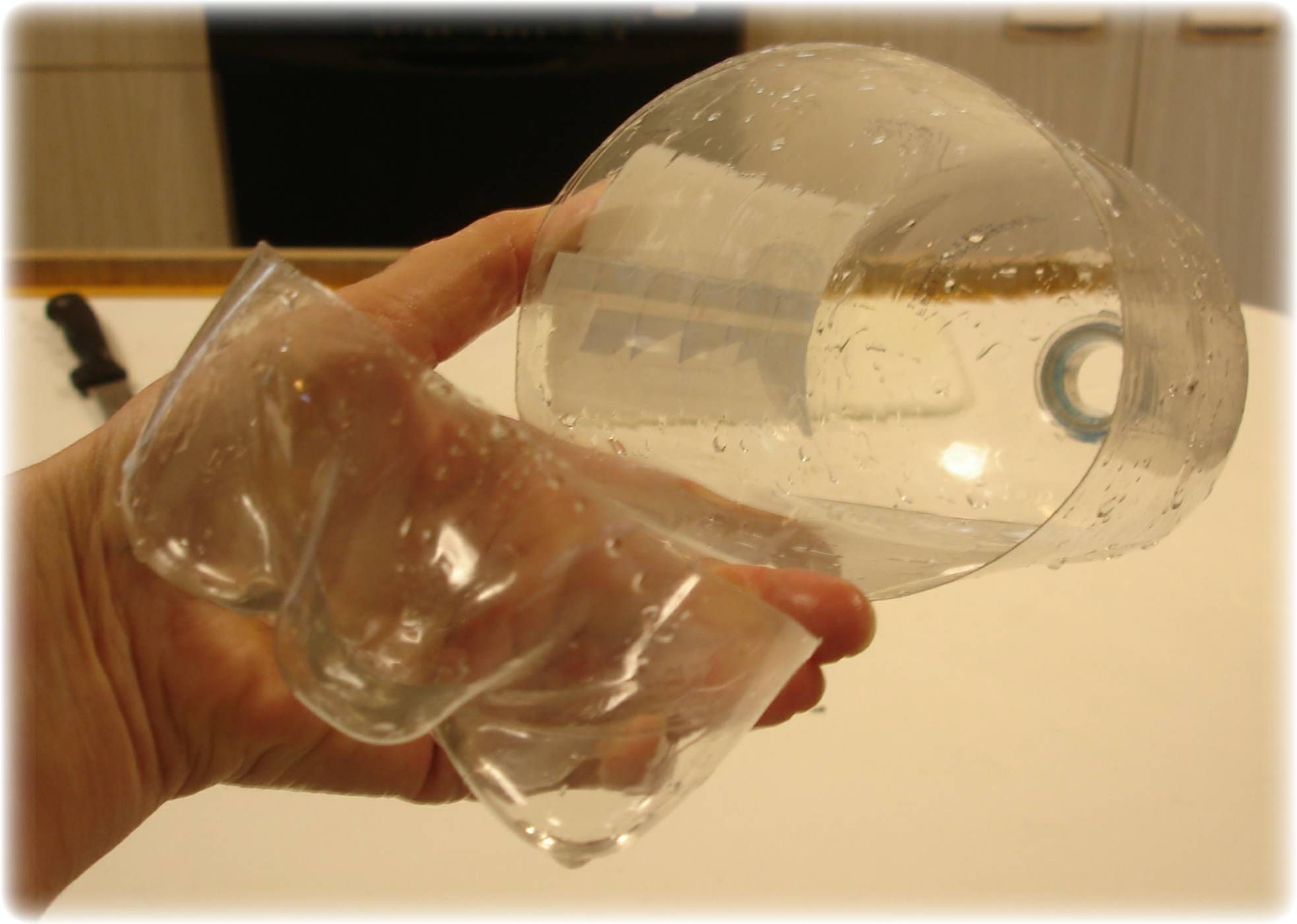 Yarn Holder From Old Plastic Bottle 5 Steps Instructables